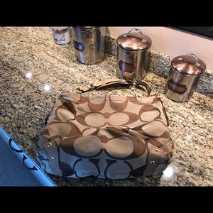 Brown/Tan Coach Handbag
